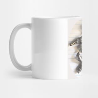 fractured man Mug